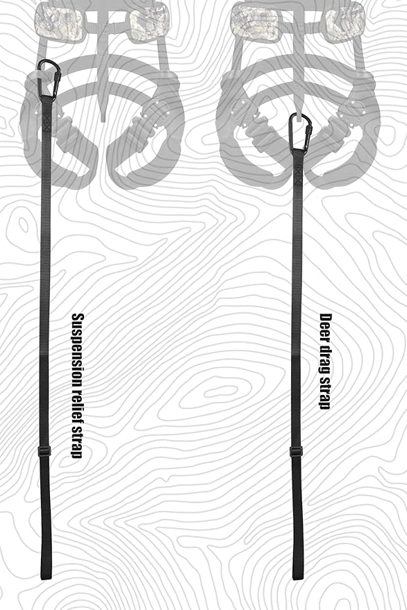 UIIHUNT Tree Stand Safety Harness: Lightweight Adjustable Hunting Harness
