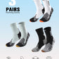 Compression Crew Running Socks: Athletic Socks for Men Women with Cushion,3 Pairs Work Hiking Basketball Sport Socks