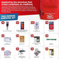 First My Family All-in-One Premium 2-Person Emergency Survival Kit | Hurricane & Earthquake Preparedness Supplies | Disaster Backpack with 72-Hour Survival Gear, First Aid, and More