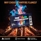 Magic Campfire Fire Color Changing Packets for Fire Pit (12 Pack) Outdoor Fireplaces & Bonfires, Rainbow Colored Flames – Perfect Camping Essential & Accessories for Kids & Adults - Campfire Flames