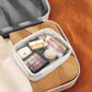KOTORA TSA Approved Toiletry Bag with Mini Clear Makeup Bag Travel Size Beach Pool Bag Car Accessories for Women Her (2White)