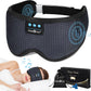 MUSICOZY White Noise Bluetooth Sleep Mask with 8 Soothing Sounds & 3D Wireless Sleep Headphones, Bluetooth Sleeping Headphones for Yoga Travel Office Relaxation, Tech Gadgets Gifts, Gray