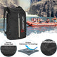 Piscifun Dry Bag Waterproof, Lightweight Dry Backpack Roll-Top Sealed with Waist Pouch and Phone Case Keeps Gear Dry Inside for Kayaking, Boating 10L 20L 30L