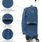 Travelpro Maxlite 5 Softside Expandable Carry on Luggage with 4 Spinner Wheels, Lightweight Suitcase, Men and Women, International, Ensign Blue, Carry on 19-Inch