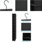 MAX Houser 10-Shelf Hanging Shoe Shelf Organizer, Hanging Shoe Storage for Closet,Pack of 2 (Black)