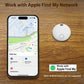 Air Tracker Tags-4 Pack [Apple MFi Certified] (iOS Only), Smart Bluetooth Tracker, Compatible with Apple Find My, Item Locator for Keys, Luggage, Wallet, Suitcase, Bags, IP67 Waterproof