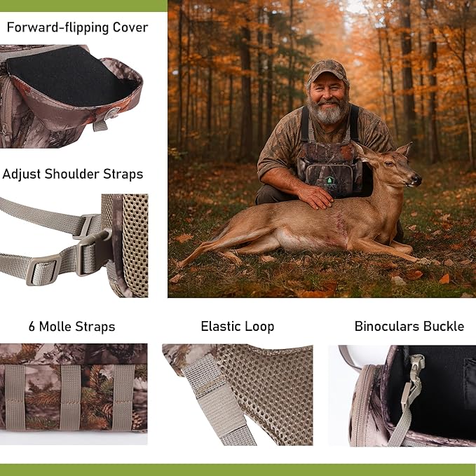 Large Capacity Silent Chest Bag