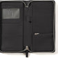 Leatherology Black Onyx Travel Zip Organizer Wallet, Passport Holder, RFID Available, Full Grain Leather