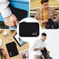 Electronics Organizer,Travel Cord Organizer Pouch, Portable Cable Organizer Bags,Travel Electronic Accessories Storage Case for Cables, Cords, Charger, Phone (Black)