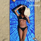 2 Pack Microfiber Lightweight Thin Beach Towel Sand Free Quick Dry Super Absorbent Large Towels for Swimming Pool Yoga Gym Travel Vacation Beach Accessories Essentials for Adults
