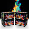 MEKER Fire Color Changing Packets - Fire Pit, Campfires, Outdoor Fireplaces, Bonfire - Magic Colorful Changing Fire - Perfect Fire Camping Accessories for Kids & Adults (48 Pack)