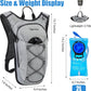 Zavothy Hydration Backpack with 2L Hydration Bladder Water Backpack for Hiking Hydration Pack for Running Cycling Hiking