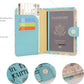 ZOPPEN Passport Holder Women, Passport Cover Travel Wallet Rfid Blocking Passport Wallet Cover Case Travel Essentials Document Organizer, Map