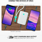 Nimble Champ Portable Charger, 10,000mAh Power Bank Fast Charging, 20W Dual USB-C Battery Pack with Cable, Travel Essential Power Bank for iPhone Laptops Galaxy Tablet Pixel iPad Macbook Kindle Airpod