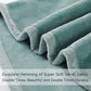 Surii Home Luxury Microfiber Flannel Blanket, Super Soft, Warm, Cozy, Fluffy, and Breathable, Perfect Throws for Bed, Couch, Sofa, for All Season Use. 350GSM Travel Size 50x60 Inches(Turquoise Blue)