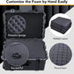 Lykus HC-6030 Large Waterproof Hard Case with Wheels and Customizable Foam, Interior Size 23.5x16.8x10.7 inch, Suitable for large electronic equipment and more