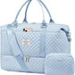 LOVEVOOK Travel Duffle Bag,Weekender Bags for Women with Shoe Compartment，Carry on Overnight Bag with Toiletry Bag,Gym Duffel Bag with Wet Pocket, Hospital Bags for Labor and Delivery