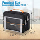 SELLYFELLY Electronics Travel Organizer, Double Layer Cable Organizer Bag Watreproof Electronics Accessories Storage Bag for Cord, Charger, Phone, Power Bank, Hard Drive