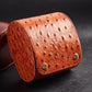 Genuine Napa Leather Watch Roll Travel Case - Travel Watch Rolls and Leather Watch Display Cases with Velvet Interior - Watch Storage Organizer Men's By CALIBERWATCH (Cognac - Single)