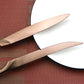 6-Piece Flatware Set,Extra Thick Heavy Duty - 18/10 Stainless Steel Cutlery Sets,High Matte Finish Rose Gold Flatware Sets Service for 1,Multipurpose Use for Home,Kitchen Utensil Sets