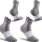 NEENCA Medical Compression Socks for Women & Men Circulation—2 Pairs, Ankle Compression Stockings for Pain Relief, Plantar Fasciitis, Swelling, Running, Nurses, Travel, Pregnancy, Flying. 20-30 mmHg