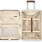 Virtuosa Hardside 21 Inch Carry On Luggage - Airline Approved with 360° Spinner Wheels, RightHeight™ Adjustable Handle - Zippered WetPak™ - TSA Lock - Expandable Light Polycarbonate Shell - Off White