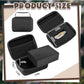 EVA Hard Case with Customizable Foam Protective EVA Carrying Case Shockproof Outdoor for Camera, Digital Products, Electronic Instruments with Knife (Black,7.1 x 4.7 x 3.1 Inch Inch)