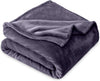 Bare Home Fleece Blanket - Throw/Travel - Ultra-Soft Lightweight for Bed, Sofa, and Couch - Luxury Microplush - Cozy Warm Blanket (Throw/Travel, Dusty Purple)
