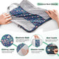 10 Set Compression Packing Cubes for Travel Essentials,Compressible Expandable Packing Cubes for Suitcase,OlarHike Luggage Organizer Bags,Handy Helper for Organizing Clothes(Dark Blue Floral) - Roamly
