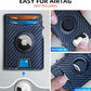 Airtag Wallet for Men,with Money Clip 10 Cards Metal Case Smart Slim Pop Up Credit Card Holder Flip with Magnetic Closure RFID Blocking wallet with Gift Box