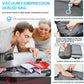 TANGCOLR Vacuum Travel Backpack with Pump for Men Women, 47L Expandable Vacpack Laptop Backpack Flight Approved with Vacuum Compression System