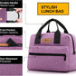 HOMESPON Insulated Lunch Bag for Women Men Lunch Box Cooler Lunch Tote for Work Picnic (Purple)