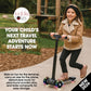 KIDDIETOTES Detachable 4-in-1 Scooter Luggage for Kids – Ride-On Suitcase with Removable Luggage Body, Adjustable Handlebar, Durable Deck & Brake, Carry-On Size – Travel & Play
