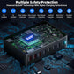 440W Fast Charging 8 Port USB C Charger Block, Multi-Device USB Charging Station Wall Desktop Charger with GaN Ⅲ Technology, USB-C Charger Adapter for MacBook/iPad/iPhone 16/Samsung Galaxy/DELL/HP