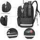 Rabjen Fishing Tackle Backpack, 45L Storage Waterproof Travel Bag Store Fishing Gear with Insulated Top Pocket