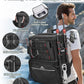 MATEIN Fishing Backpack with 4 Tackle Boxes, Fishing Bag with Rod Holder & Safety Compass & Cooler, Gifts for Fishermen