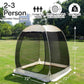 Alvantor Pop Up Screen House Gazebo with Mosquito Netting, Instant UV Resistant Sun Shelter for Patio & Backyard, Portable Canopy Tent for 2-10 Person