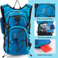 Hydration Backpack Pack with 2L Water Bladder 18L Hiking Backpack Women Men Lightweight Hydropack Insulated Daypack for Biking, Running, Festival - Roamly
