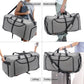 100L Duffle Bag for Travel, Large Foldable Waterproof Travel Duffel Bags Weekender Overnight Bag for Men and Women with Shoe Compartment - Roamly