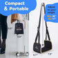 Portable Airplane Foot Hammock for Plane Travel with Memory Foam & Hardboard for No Feet or Leg Clashing - Long Flight Air Travel Essentials to Relax Feet Rest Flying Overseas by Beswalt (Black)