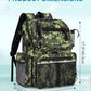 HXLGMD Fishing Backpack with Rod Holders, 43L Large Water Resistant Tackle Bag Storage Gear and Equipment with Cooler for Men Fishing, Camping, Hiking, Green