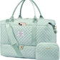 LOVEVOOK Travel Duffle Bag,Weekender Bags for Women with Shoe Compartment，Carry on Overnight Bag with Toiletry Bag,Gym Duffel Bag with Wet Pocket, Hospital Bags for Labor and Delivery