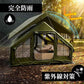 Inflatable Camping Tents 8-10 Person,129 Square Feets Large Inflatable Camping Tent with Stove Jack,Blow up Tent with Mesh Windows & Pump