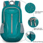 ZOMAKE Ultra Lightweight Packable Backpack 25L, Foldable Hiking Backpacks Water Resistant Small Folding Daypack for Travel(Lake Green)