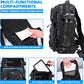 103PCS Fishing Tackle Bag, Fishing Gear for Men Adults, Camouflage Backpack with Rod Holder Tackle Box, Waterproof Sling Fishing Tackle Storage Bags & Wraps, for Fishing, Camping, Hiking
