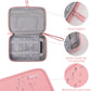 DDgro Charge Organizer Case Bag, Electronics Travel Pouch for Cable & Cords, Tech Accessories (Large, Pink)
