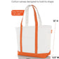 CB STATION Medium Classic Canvas Tote Bag for Women, Top Zipper Closure, Outer Pocket, Daily Essentials, Groceries, Traveling