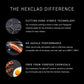HexClad Hybrid Nonstick 10-Inch Frying Pan with Tempered Glass Lid, Stay-Cool Handle, Dishwasher-Friendly, Oven-Safe Up to 900°F, Induction Ready, Compatible with All Cooktops