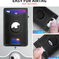 Airtag Wallet for Men,with Money Clip Gift Boxed,Slim Front Pocket Wallet RFID Blocking Metal Case Smart Pop-up Credit Card Holder in Magnetic Leather Flip