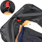Zilink 48 Inch Garment Bags for Travel Heavy Duty Travel Suit Bag for Men Women with Buckles & Shoulder Strap Garment Bags for Hanging Clothes, Black